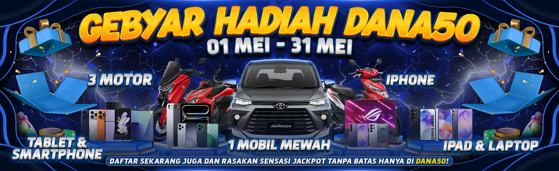 GEBYAR HADIAH DANA50