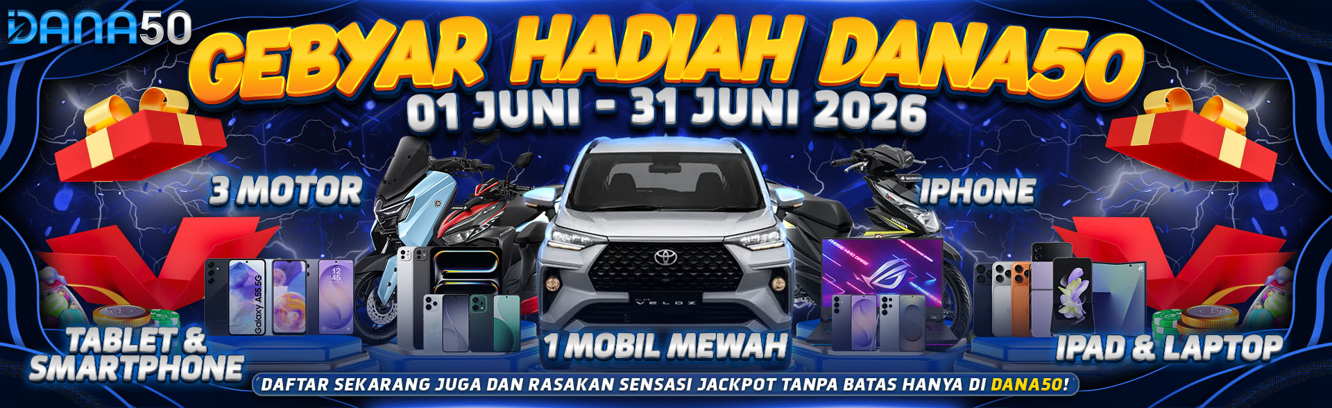 GEBYAR HADIAH DANA50