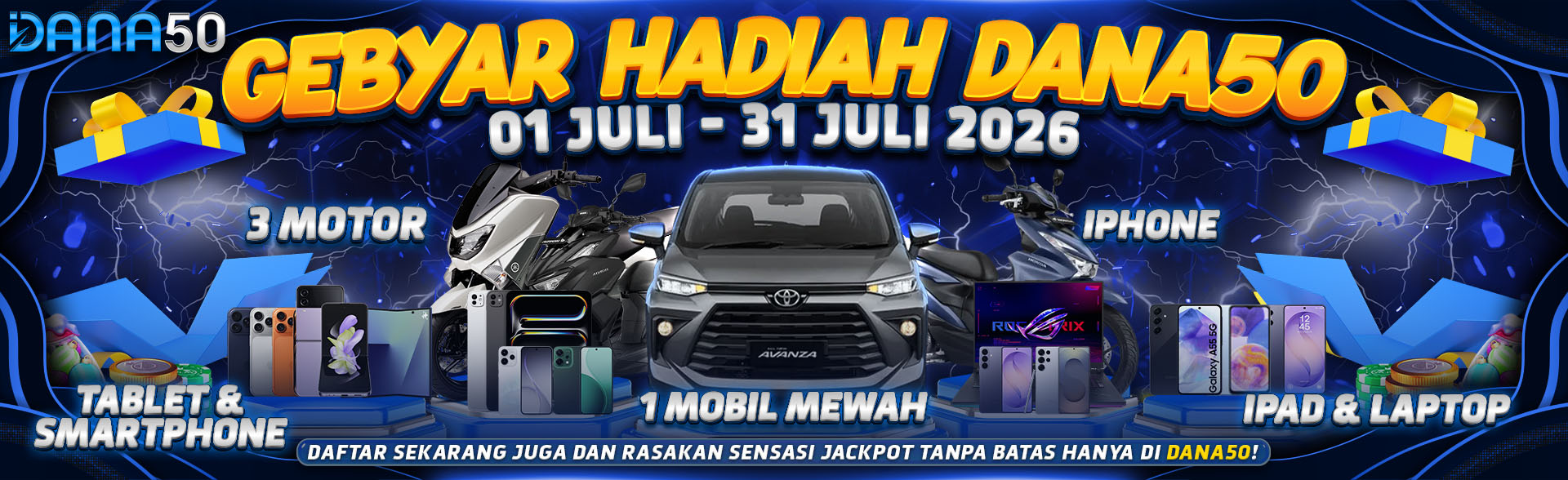 GEBYAR HADIAH DANA50